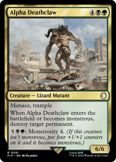 Alpha Deathclaw (91) (Universes Beyond: Fallout)