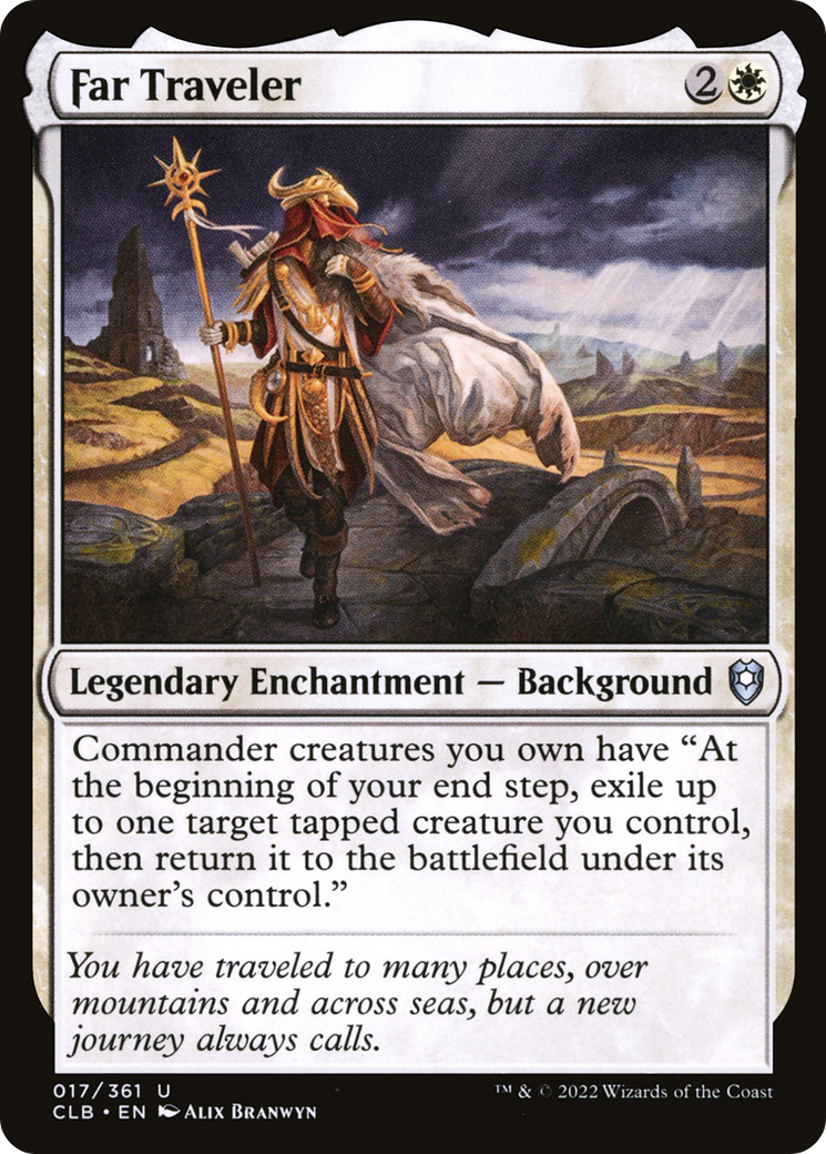Far Traveler (CLB-017) - Commander Legends: Battle for Baldur's Gate