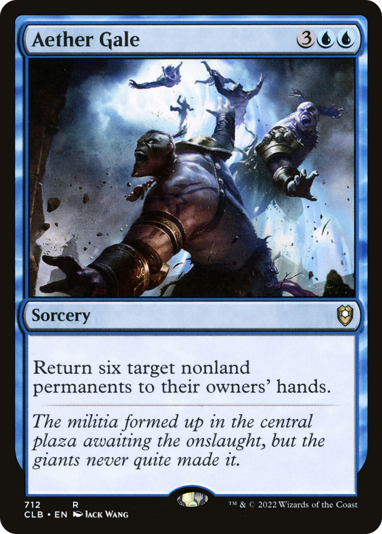Aether Gale (712) (Commander Legends: Battle for Baldur's Gate)