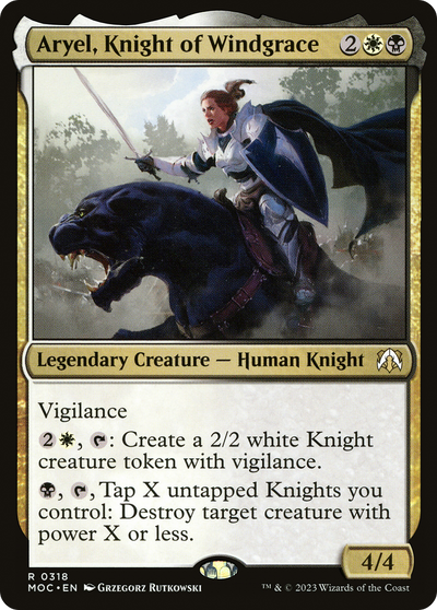 Aryel, Knight of Windgrace (318) (Commander: March of the Machine)
