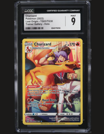 Charizard CGC 9 LOST ORIGIN (TG03/TG30)