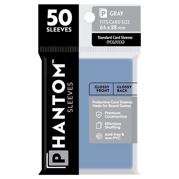 Deck Protector: Phantom Sleeves Gloss/Gloss Finish 50 count