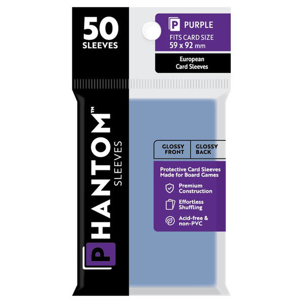 Deck Protector: Phantom Sleeves Gloss/Gloss Finish 50 count