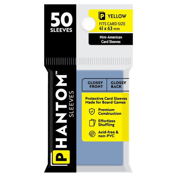 Deck Protector: Phantom Sleeves Gloss/Gloss Finish 50 count