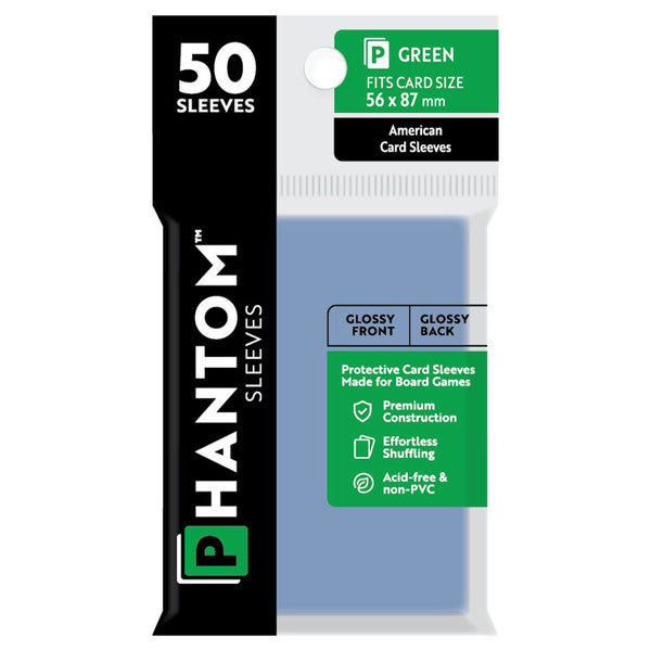 Deck Protector: Phantom Sleeves Gloss/Gloss Finish 50 count
