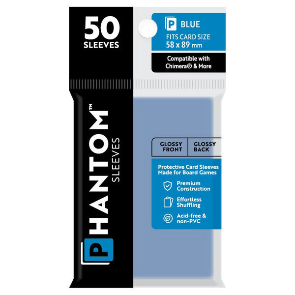 Deck Protector: Phantom Sleeves Gloss/Gloss Finish 50 count
