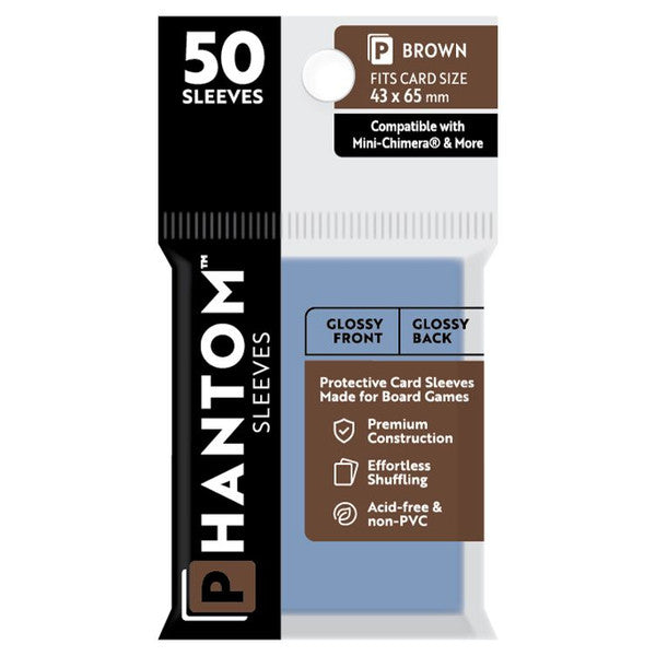 Deck Protector: Phantom Sleeves Gloss/Gloss Finish 50 count