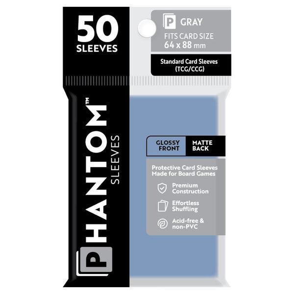 Deck Protector: Phantom Sleeves Gloss/Matte Finish 50 count