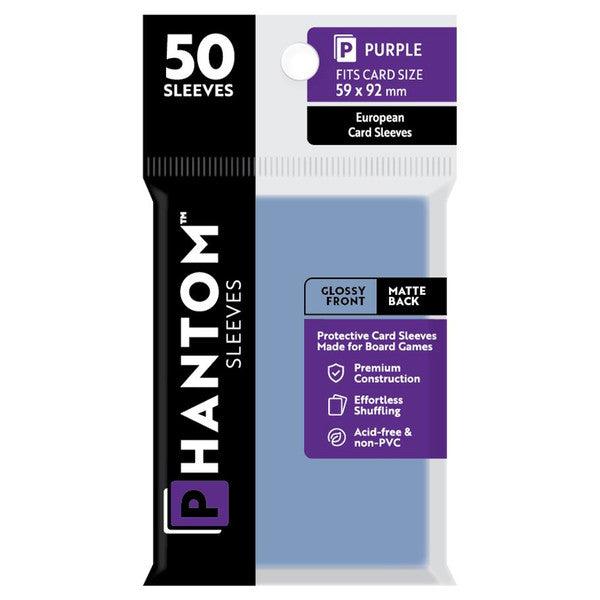 Deck Protector: Phantom Sleeves Gloss/Matte Finish 50 count