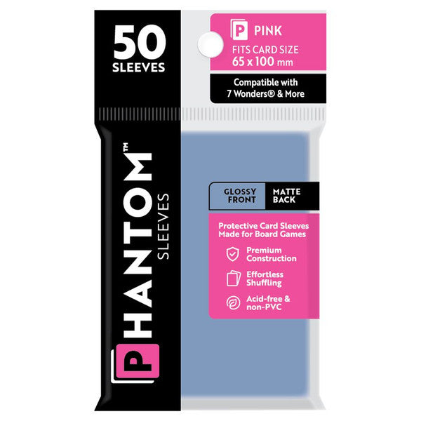 Deck Protector: Phantom Sleeves Gloss/Matte Finish 50 count