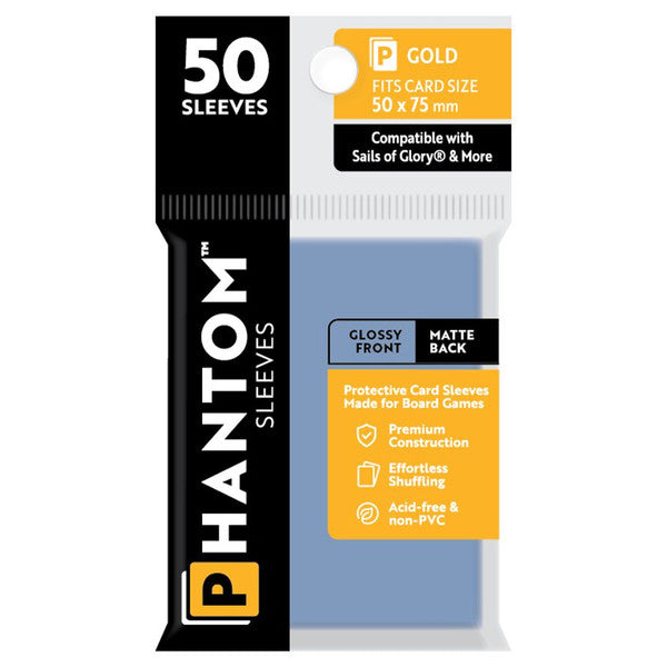 Deck Protector: Phantom Sleeves Gloss/Matte Finish 50 count