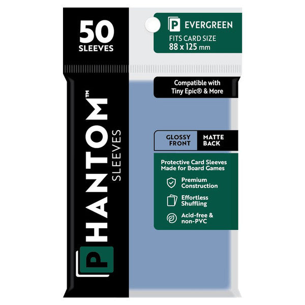 Deck Protector: Phantom Sleeves Gloss/Matte Finish 50 count