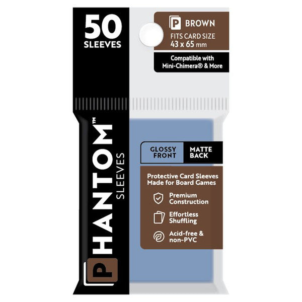 Deck Protector: Phantom Sleeves Gloss/Matte Finish 50 count