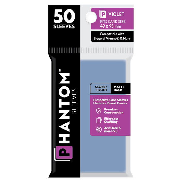 Deck Protector: Phantom Sleeves Gloss/Matte Finish 50 count