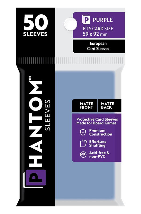 Deck Protector: Phantom Sleeves Matte/Matte Finish 50 count