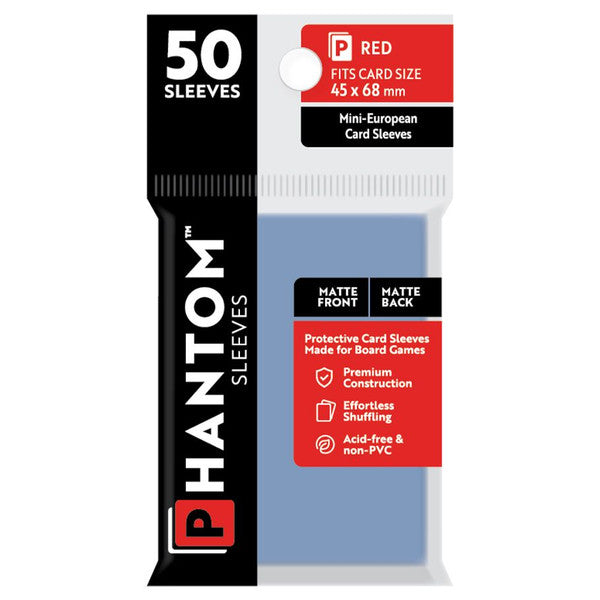 Deck Protector: Phantom Sleeves Matte/Matte Finish 50 count