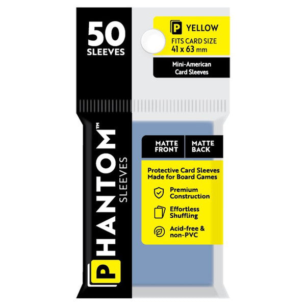 Deck Protector: Phantom Sleeves Matte/Matte Finish 50 count