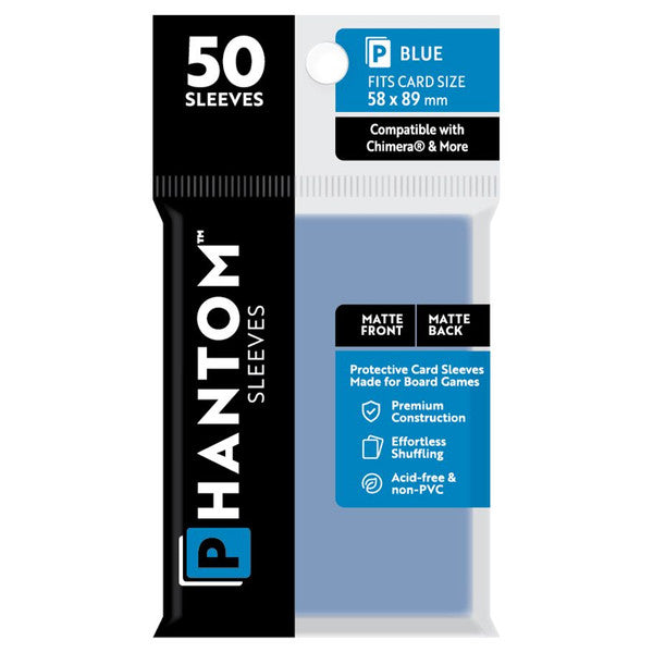 Deck Protector: Phantom Sleeves Matte/Matte Finish 50 count