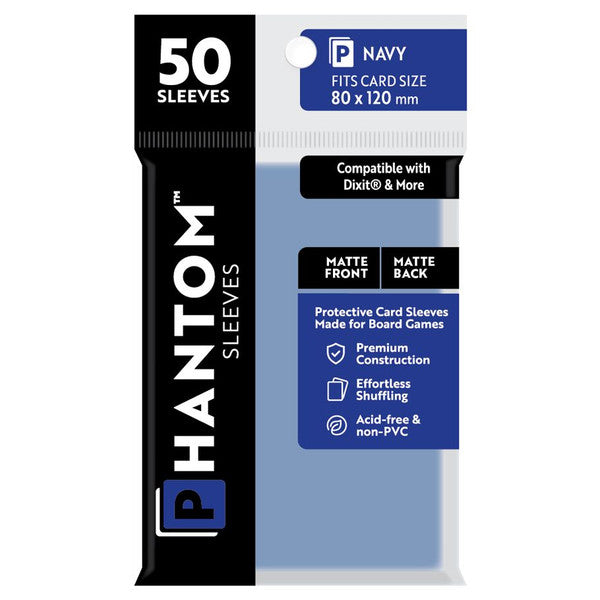 Deck Protector: Phantom Sleeves Matte/Matte Finish 50 count
