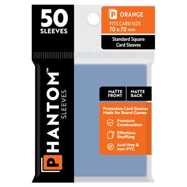 Deck Protector: Phantom Sleeves Matte/Matte Finish 50 count