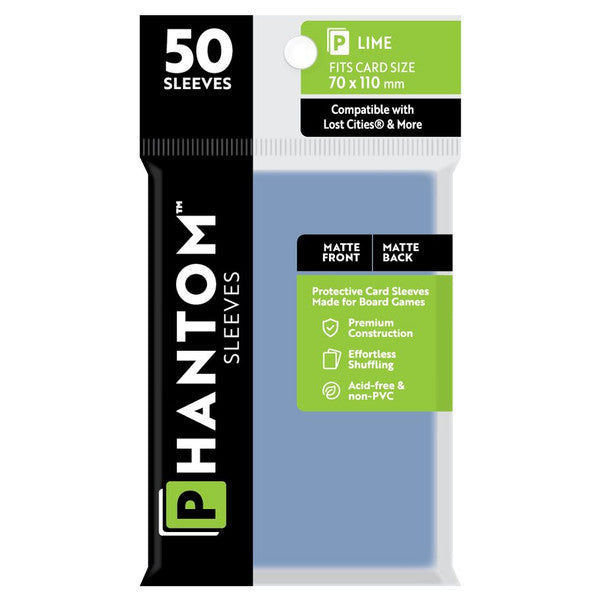 Deck Protector: Phantom Sleeves Matte/Matte Finish 50 count