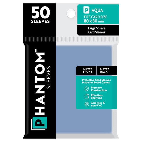 Deck Protector: Phantom Sleeves Matte/Matte Finish 50 count