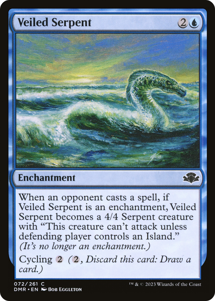 Veiled Serpent (DMR-072) - Dominaria Remastered