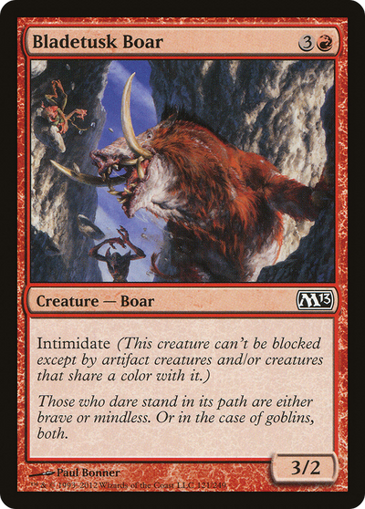 Bladetusk Boar (121) (Magic 2013 (M13))