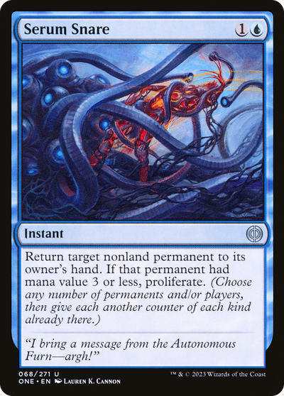 Serum Snare (ONE-068) - Phyrexia: All Will Be One Foil