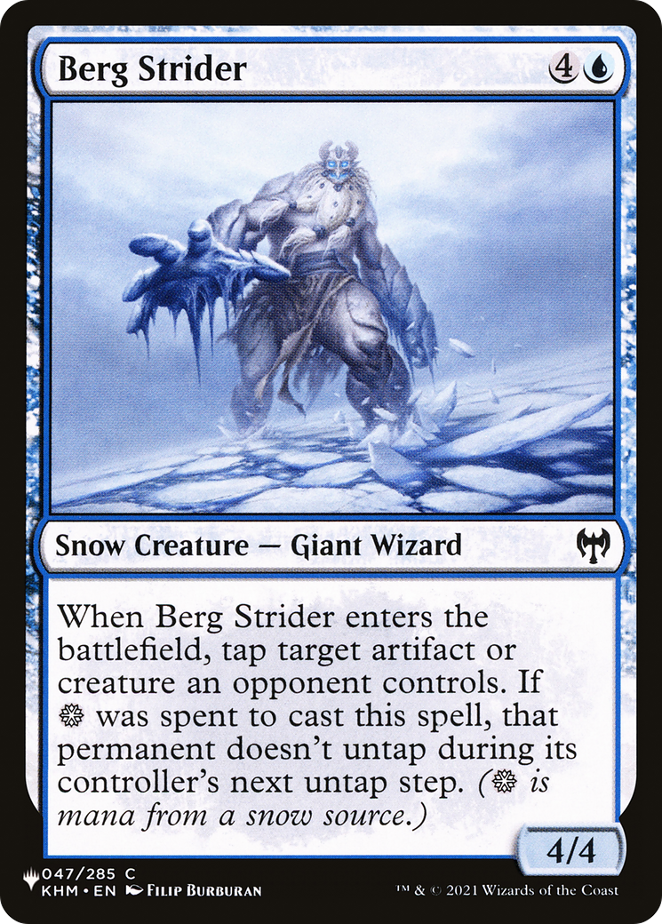 Berg Strider (047/285) (The List Reprints)