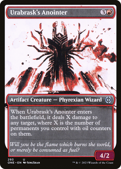Urabrask's Anointer (ONE-293) - Phyrexia: All Will Be One: (Showcase) Foil