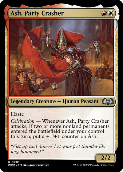 Ash, Party Crasher (201) (Wilds of Eldraine)