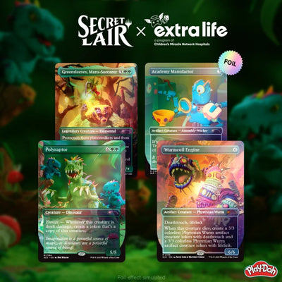Secret Lair Play-Doh: Squishful Thinking Extra Life 2025 Rainbow Foil Edition