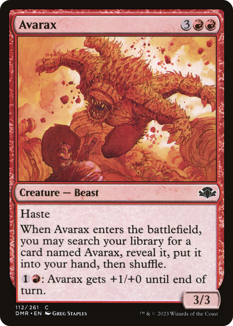 Avarax (112) (Dominaria Remastered)