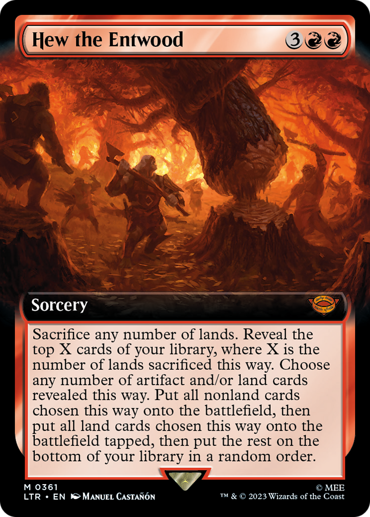 Hew the Entwood (LTR-361) - The Lord of the Rings: Tales of Middle-earth: (Extended Art)