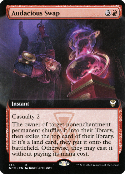 Audacious Swap (Extended Art) (145) (Commander: Streets of New Capenna)