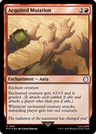 Acquired Mutation (Surge Foil) (581) (Universes Beyond: Fallout)