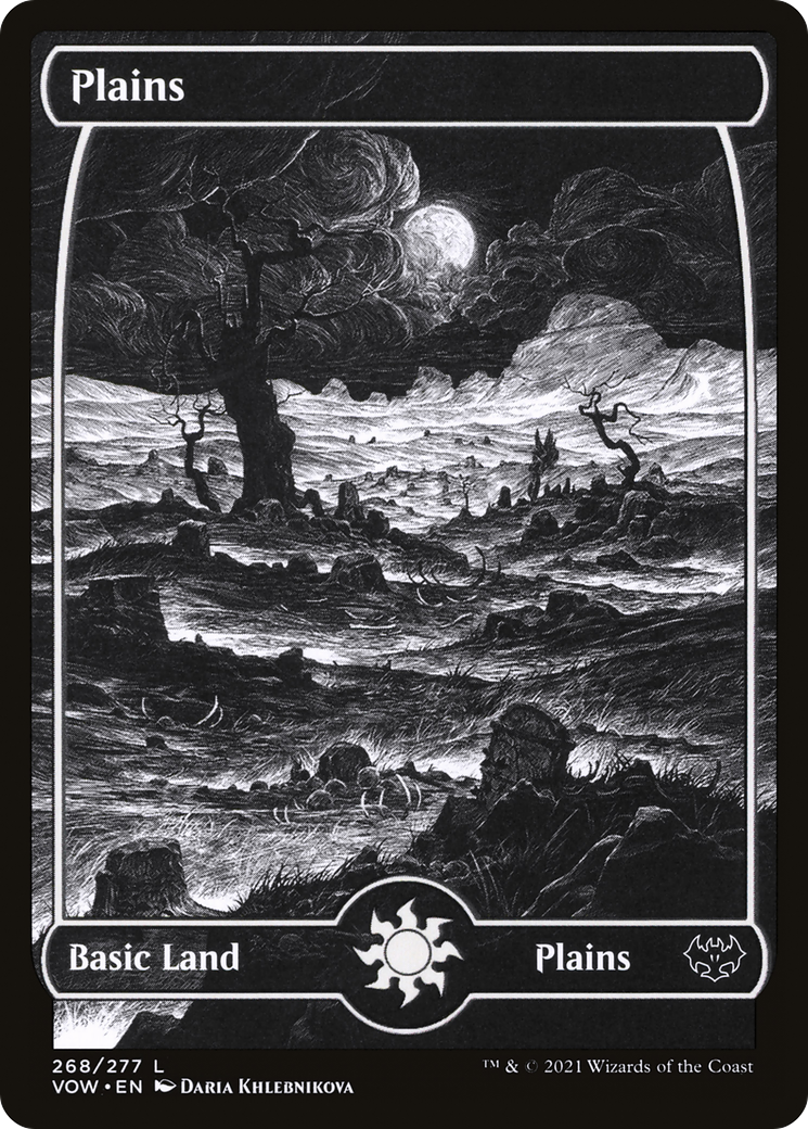 Plains (VOW-268) - Innistrad: Crimson Vow: (Showcase) Foil