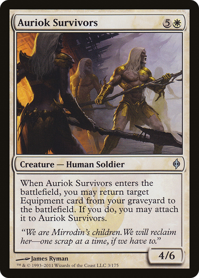Auriok Survivors (3) (New Phyrexia)