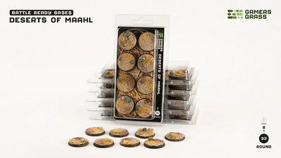 GamersGrass - Bases - Deserts of Maahl 32mm - Round
