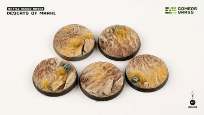 GamersGrass Bases - Deserts of Maahl 40mm - Round