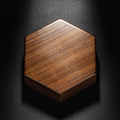 Wooden Hex-Dice Box