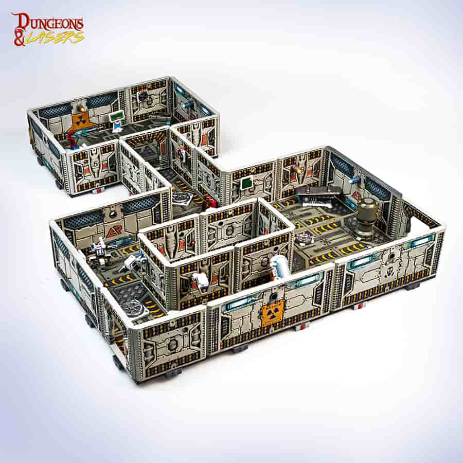 DUNGEONS AND LASERS: TERRAIN STARTER SETS : SCI-FI STARTER SET