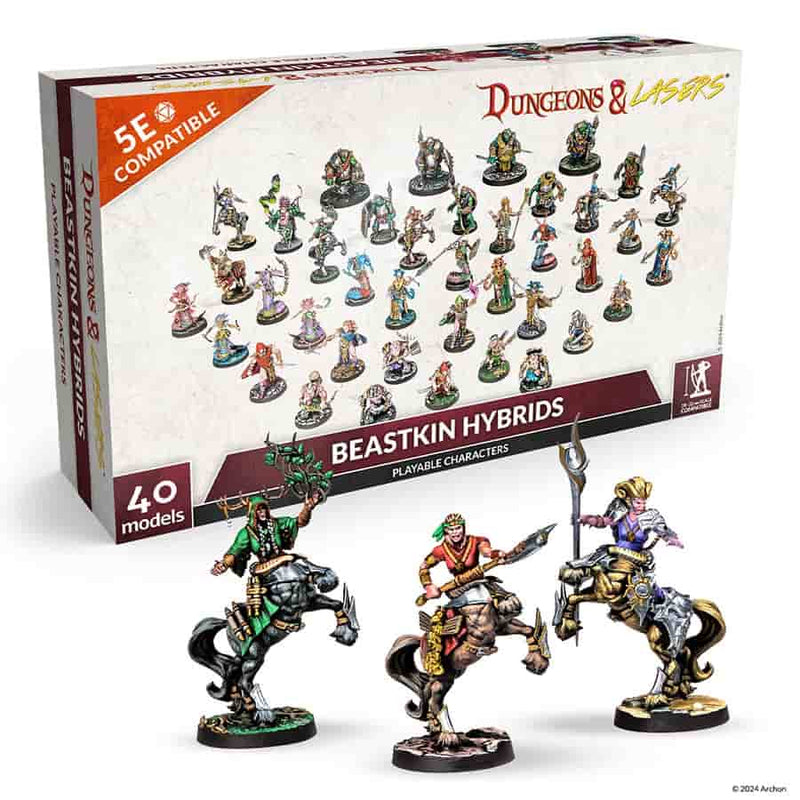 DUNGEONS AND LASERS: DEUSLAIR: BEASTKIN HYBRIDS (MINIATURES)