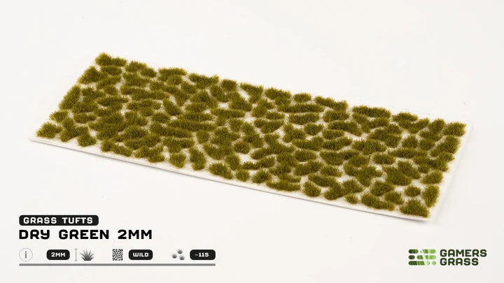 GamersGrass - Dry Green 2mm (wild)