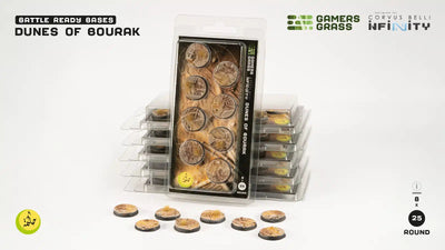 Dunes of Bourak Bases, Round 25mm (x8)