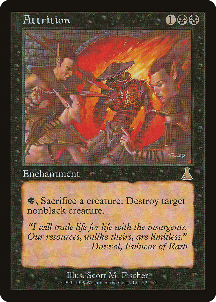 Attrition (52) (Urza's Destiny)
