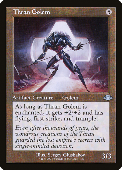 Thran Golem (DMR-387) - Dominaria Remastered Foil
