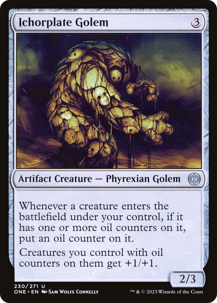 Ichorplate Golem (ONE-230) - Phyrexia: All Will Be One Foil