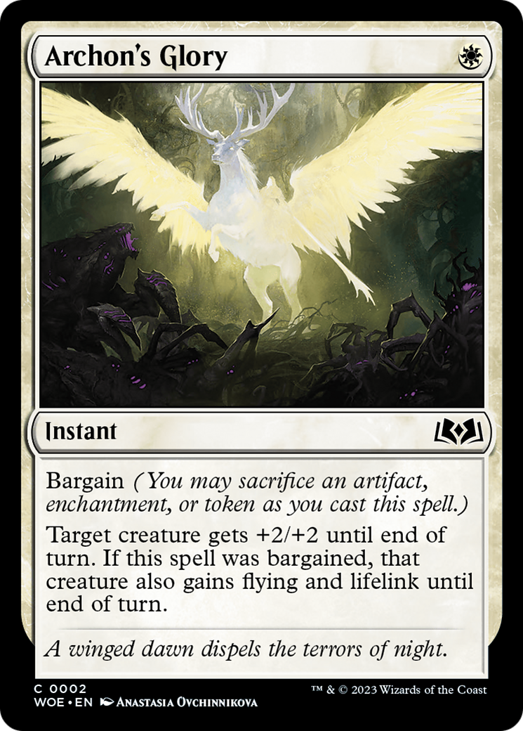 Archon's Glory (2) (Wilds of Eldraine)